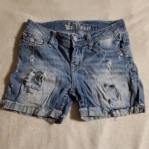 Distressed Jean Shorts